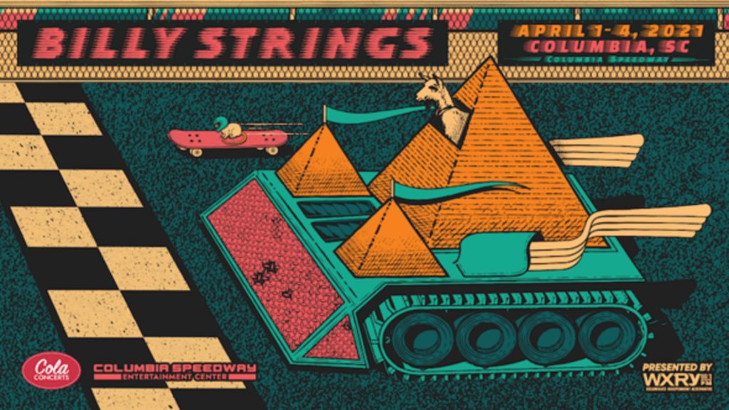Billy Strings confirms new socially distanced shows at Columbia Speedway Entertainment Center April 1-4