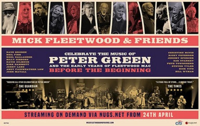 MICK FLEETWOOD & Friends Celebrate the Music of PETER GREEN – Streaming On Demand Event Announced