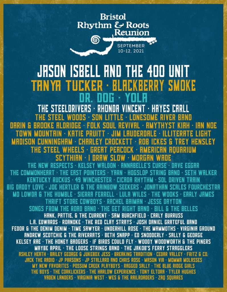 Bristol Rhythm & Roots Reunion Announces Full 2021 Lineup