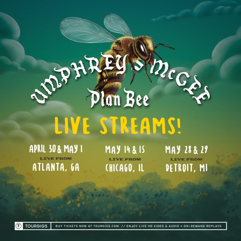 TourGigs will produce Umphrey’s McGee Plan Bee Tour, providing virtual option across six shows starting April 30