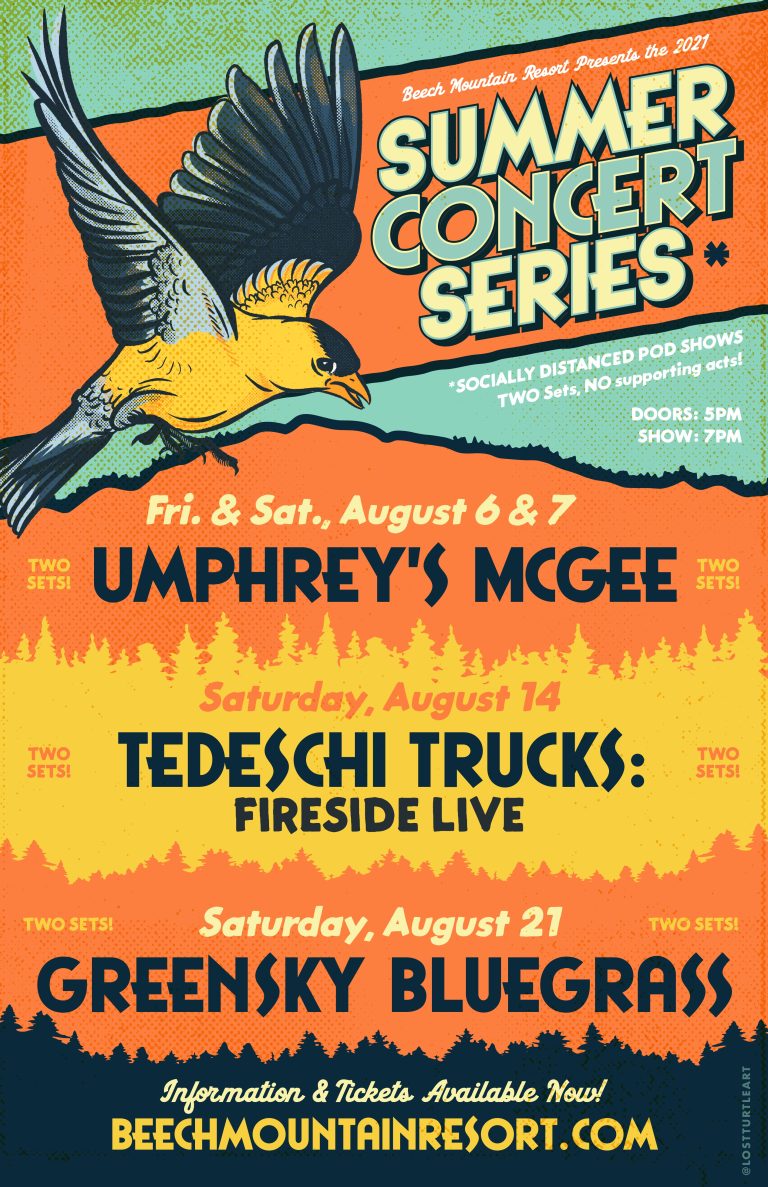 BEECH MOUNTAIN RESORT ANNOUNCES LINEUP FOR 2021 SUMMER CONCERT SERIES