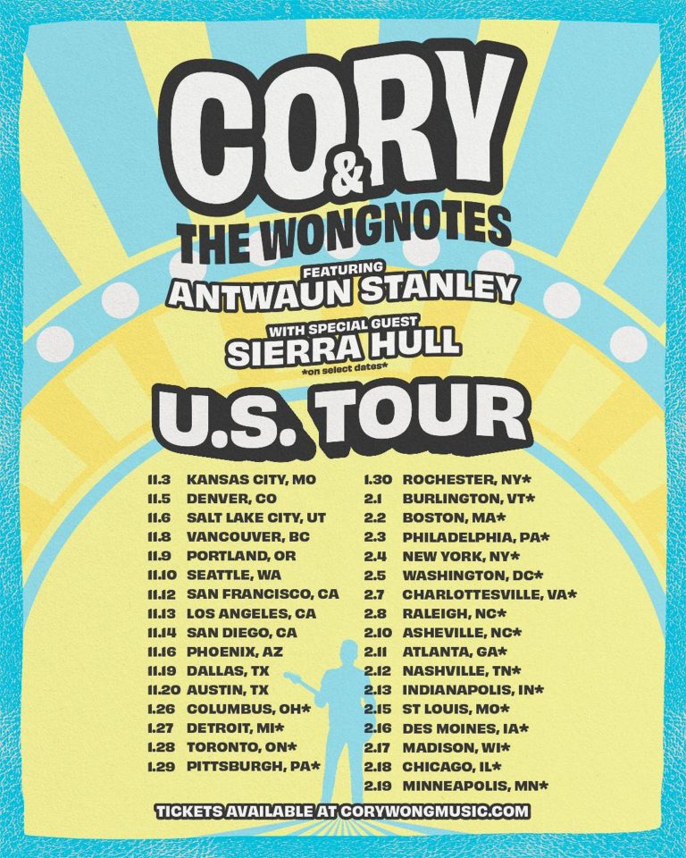 Cory Wong announces first-ever Wongnotes tour (30+ dates/11-piece band)