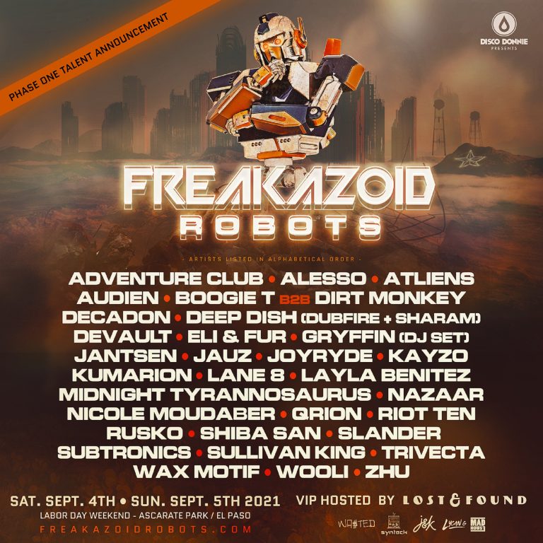 Disco Donnie Presents Introduces The Inaugural Freakazoid Robots