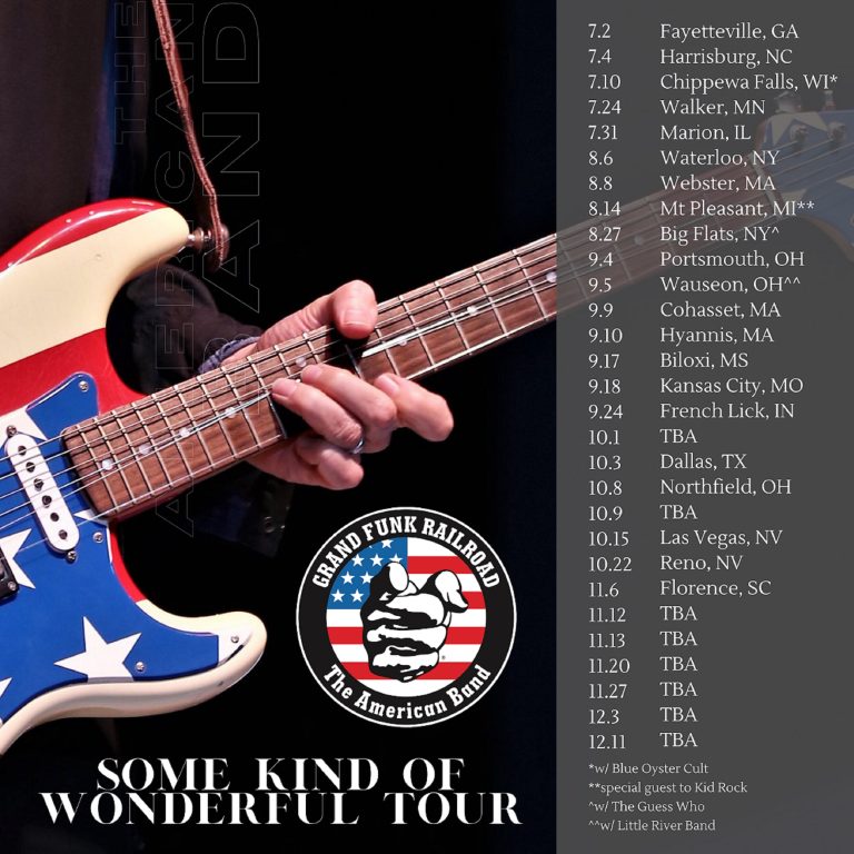 GRAND FUNK RAILROAD Annnounce 2021 “Some Kind Of Wonderful Tour”