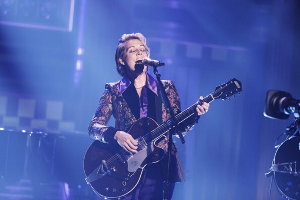 Brandi Carlile debuts new single "Right On Time" on "The Tonight Show Starring Jimmy Fallon"