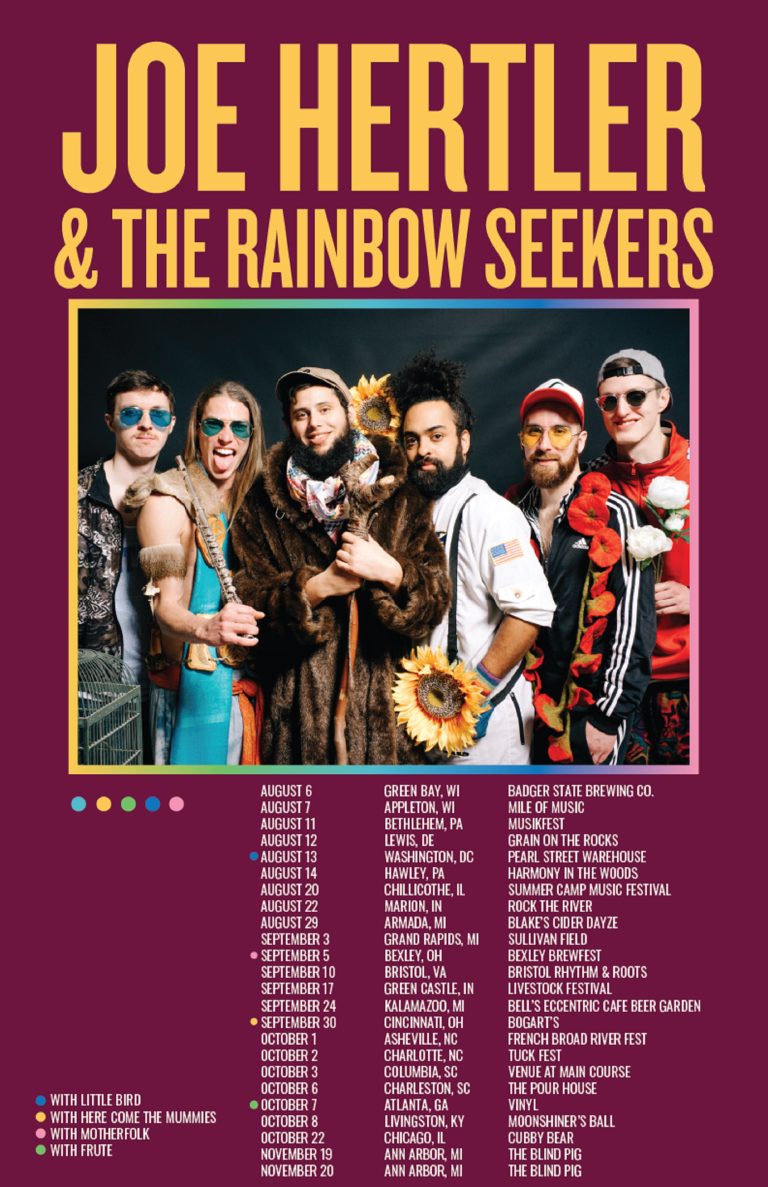 Joe Hertler & The Rainbow Seekers Share 2021 Fall Tour Dates Across U.S.