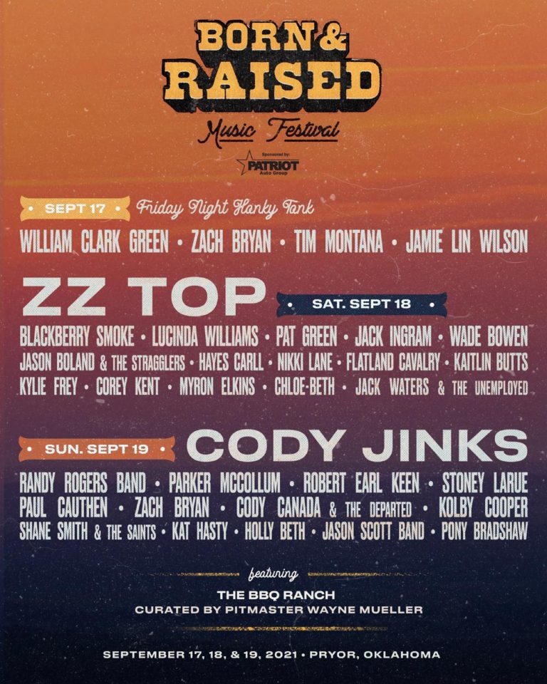 Born & Raised Music Festival Announces Daily Lineups
