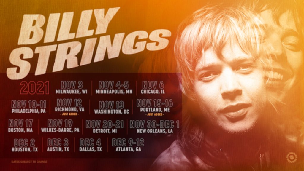Billy Strings extends headline tour through December