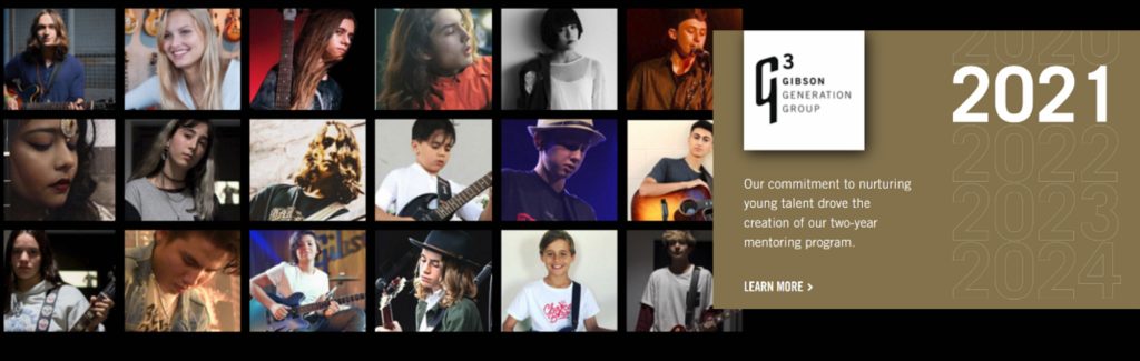 Gibson Embracing the Newest Generation of Players