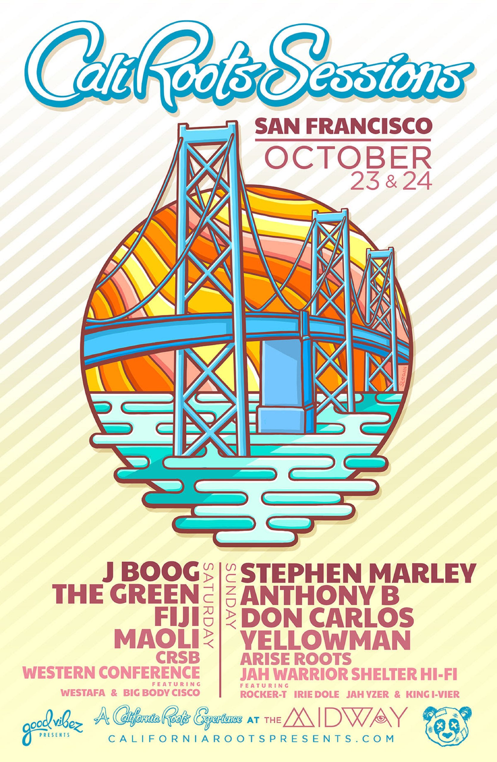 Cali Roots Sessions: SF Oct 23-24 @ The Midway