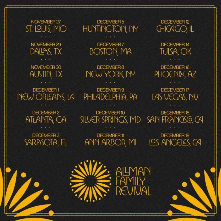 The Allman Family Revival unveils massive 18-city tour