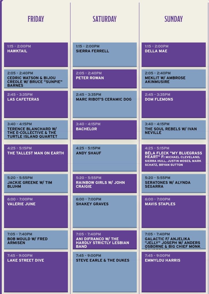 Hardly Strictly Bluegrass (October 1-3) Livestream