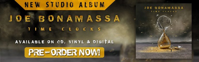 Joe Bonamassa announces new single “Time Clocks”