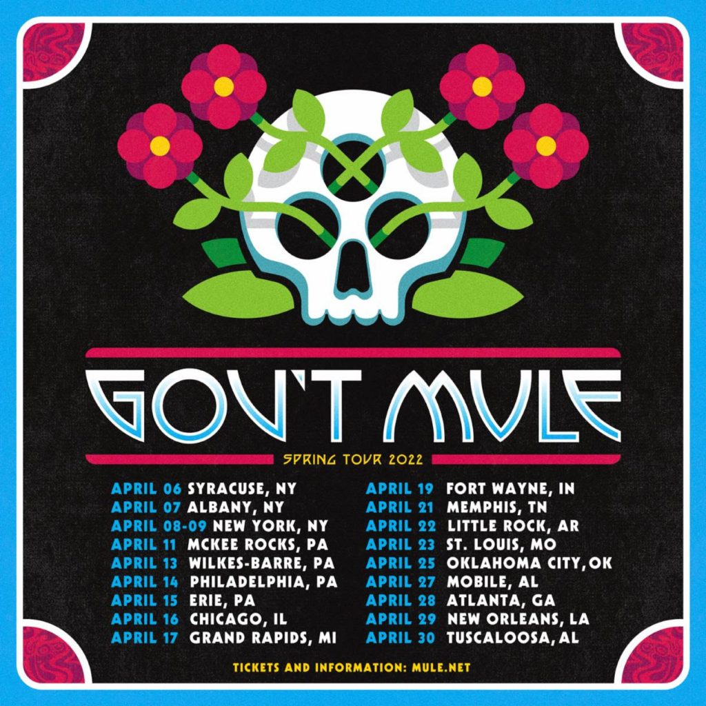 Gov’t Mule Announces Headlining Spring Tour Dates