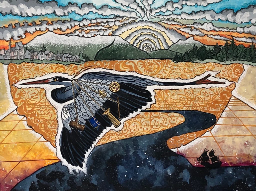 SUPRALUKE (LUKE SMITH OF STRANGEFOLK) RELEASES DEBUT ALBUM, SONGS FOR THE GREAT BLUE HERON