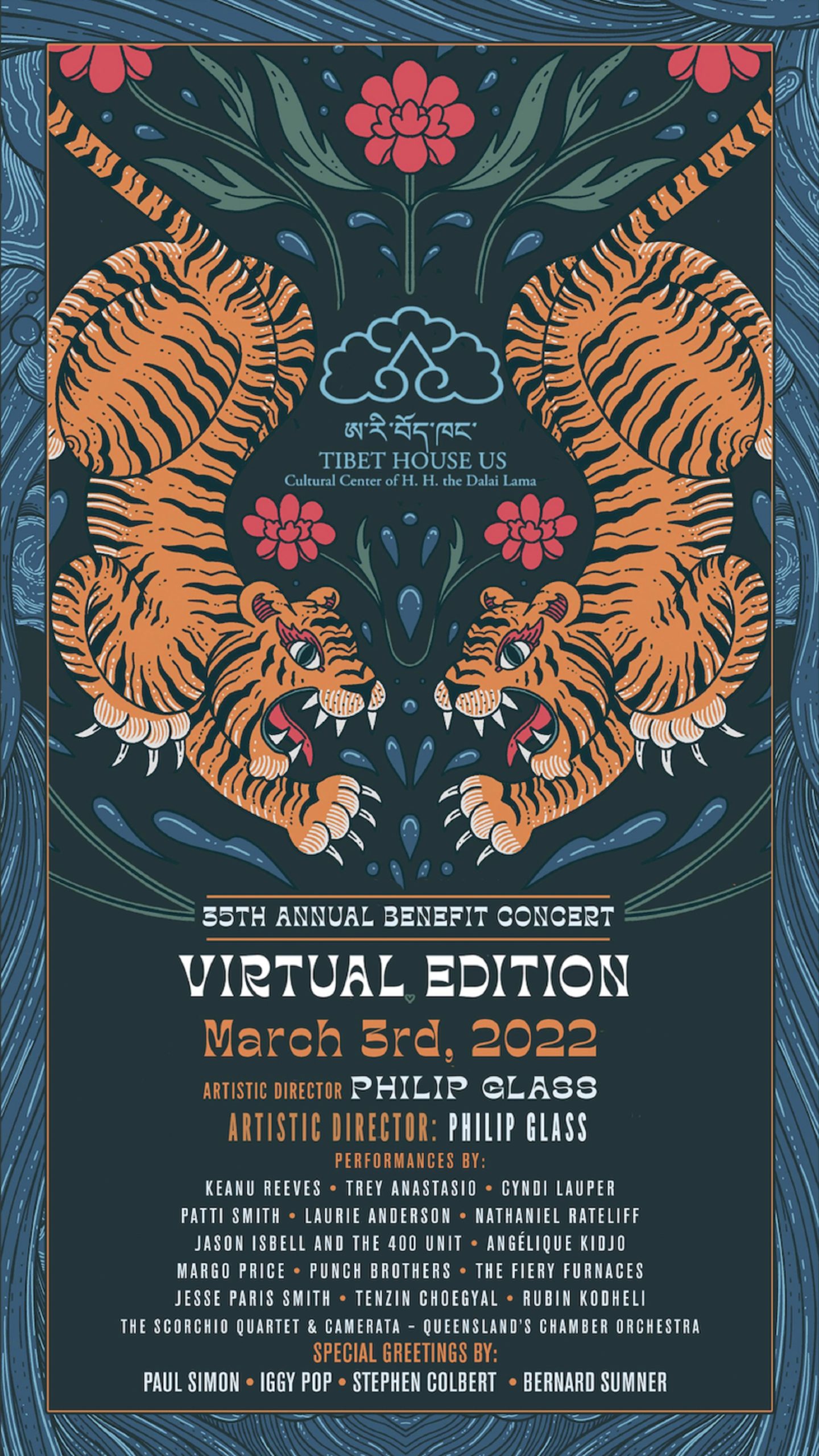 Cyndi Lauper, Paul Simon, Stephen Colbert and More Join Tibet House US Virtual Benefit Concert Line-Up on 3/3