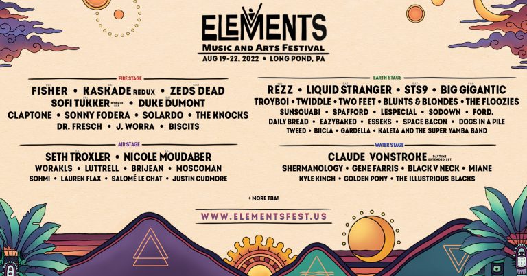 Elements Music Festival Announces 2022 Lineup