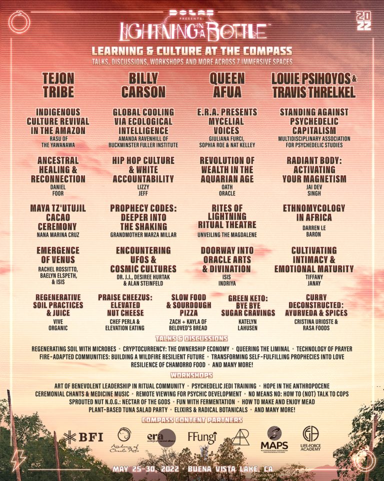 Lightning in a Bottle Announces Compass Music, Learning and Culture Programming for 2022 Edition