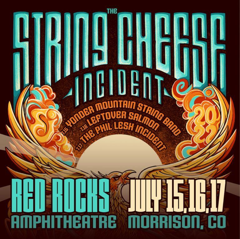 The String Cheese Incident announces 2022 Dillon Amphitheater and Red Rocks Incidents