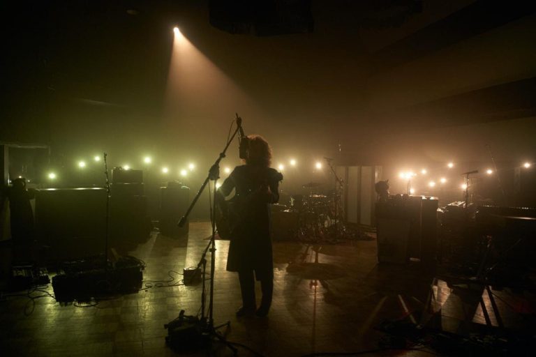 Jim James of My Morning Jacket performed on The Tonight Show starring Jimmy Fallon last night