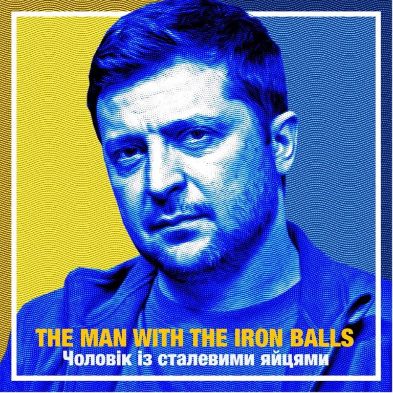 Top Artists Rally Support For Ukraine With “Zelensky: The Man With the Iron Balls