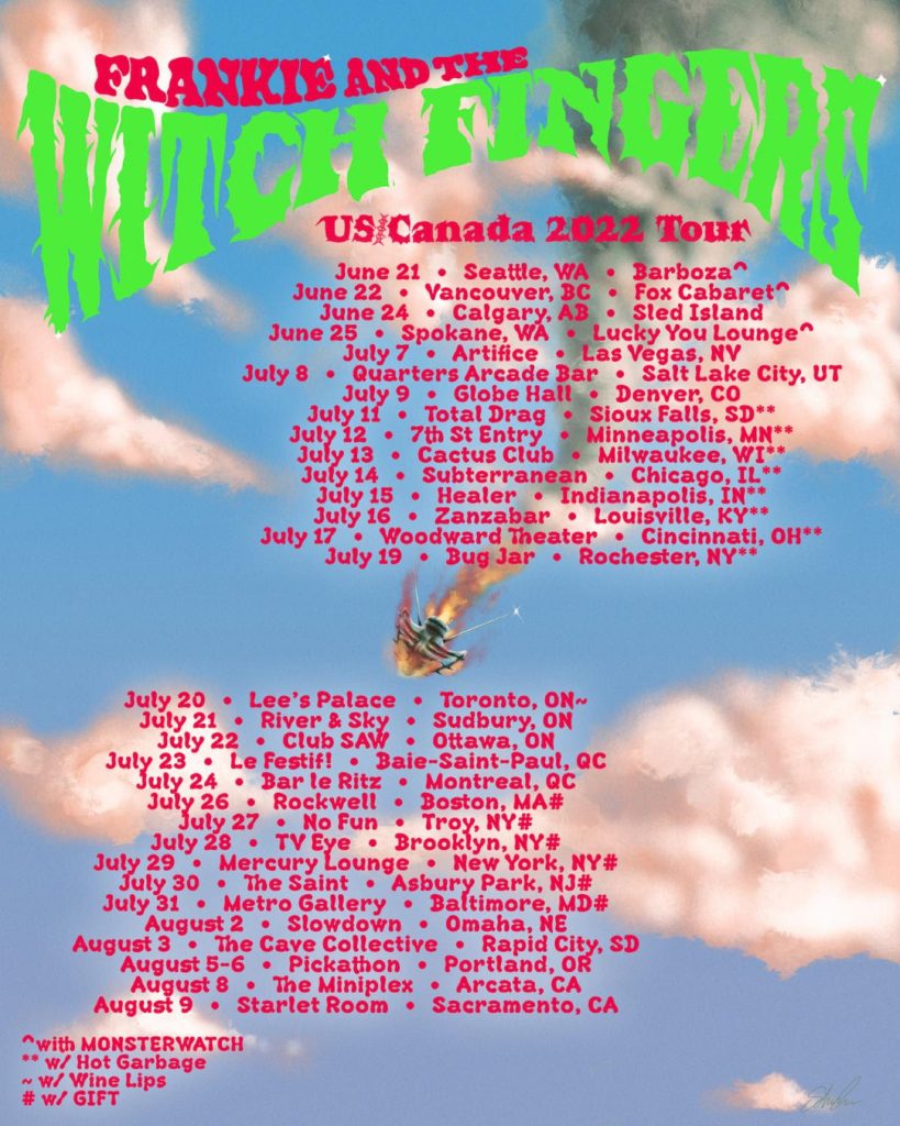 Frankie and The Witch Fingers announce 2022 headline US/Canada tour dates