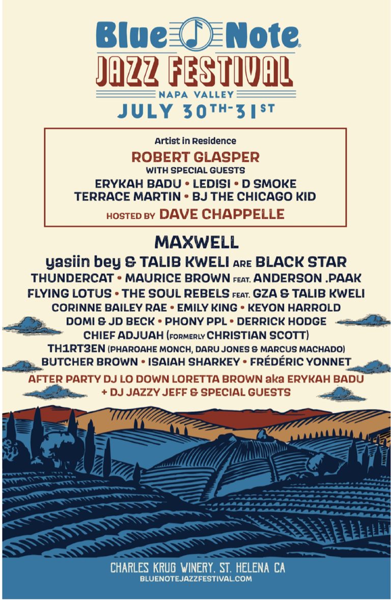 BLUE NOTE JAZZ FESTIVAL EXPANDS TO NAPA VALLEY