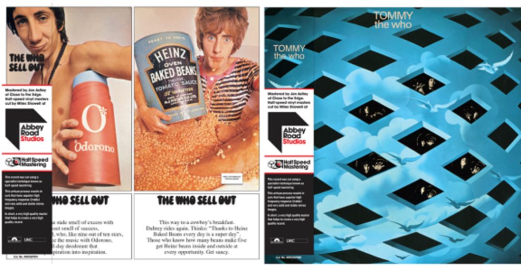 The Who – The Second In A Series Of New Limited Edition Half Speed Mastered Albums 'The Who Sell Out' & 'Tommy' Released July 6
