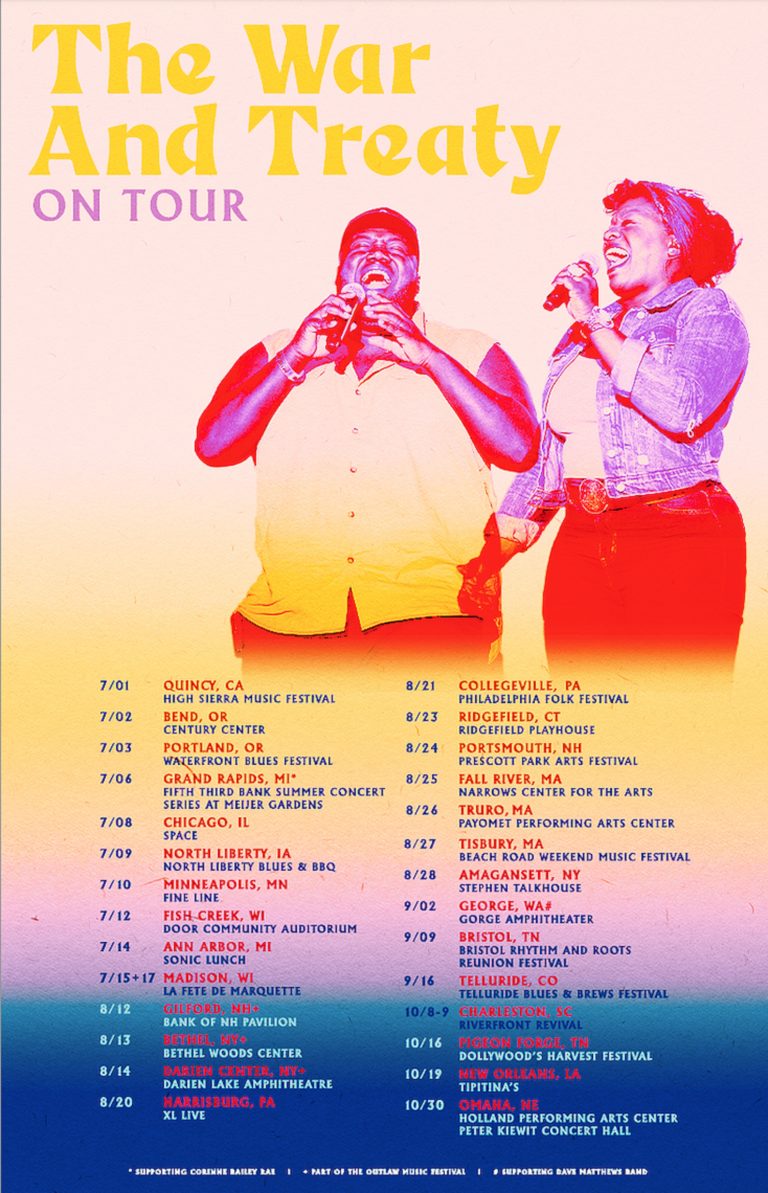 The War And Treaty Add Tour Dates + Americana Awards Nom