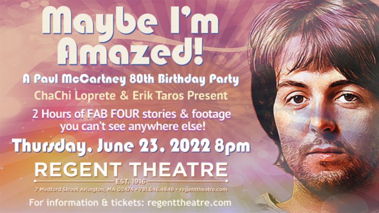 Regent Theatre to celebrate Paul McCartney’s 80th Birthday with ‘Maybe I’m Amazed’ on June 23