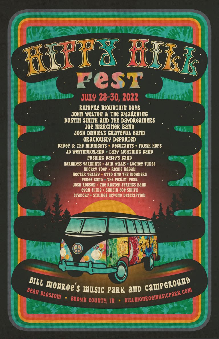 2nd Annual Hippy Hill Fest – July 28-30, 2022