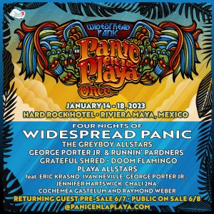 WIDESPREAD PANIC ANNOUNCES PANIC EN LA PLAYA ONCE