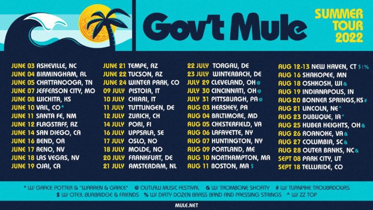 Gov’t Mule Releases “Black Horizon (Austn Space Remix)" // Kicks Off U.S. Summer Tour Tonight