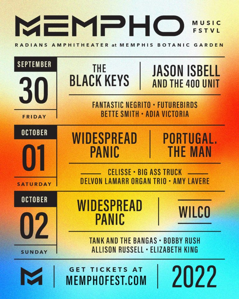 MEMPHO MUSIC FESTIVAL Shares Daily Artist Lineup for 2022 Event