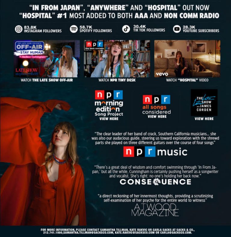 Madison Cunningham joins Louis Cato and the Late Show Band for off-air performance on The Late Show with Stephen Colbert