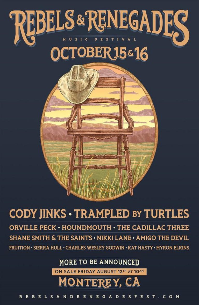 Cody Jinks, Trampled by Turtles, Orville Peck, Houndmouth and More to Play Inaugural Rebels & Renegades Music Festival in Monterey, CA