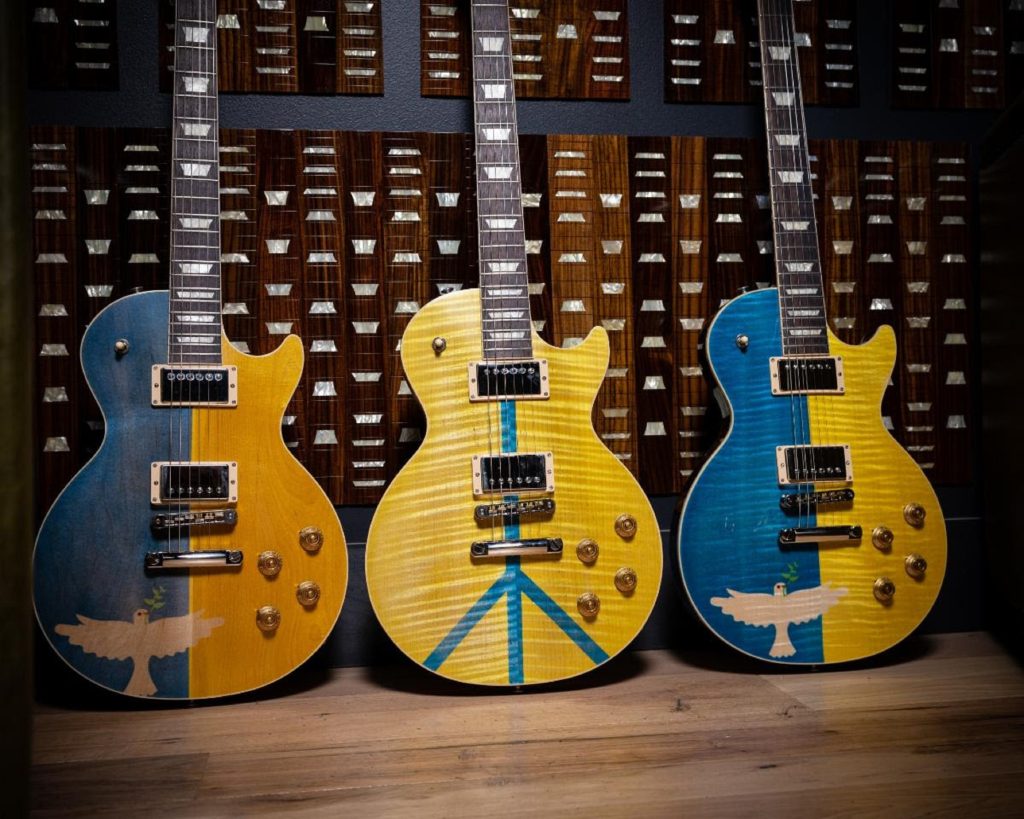 Paul McCartney, The Rolling Stones, Slash, Mana, Nile Rodgers and More Join Gibson for – Guitars For Peace – Global Auction with Julien’s Auctions Launching Oct. 11