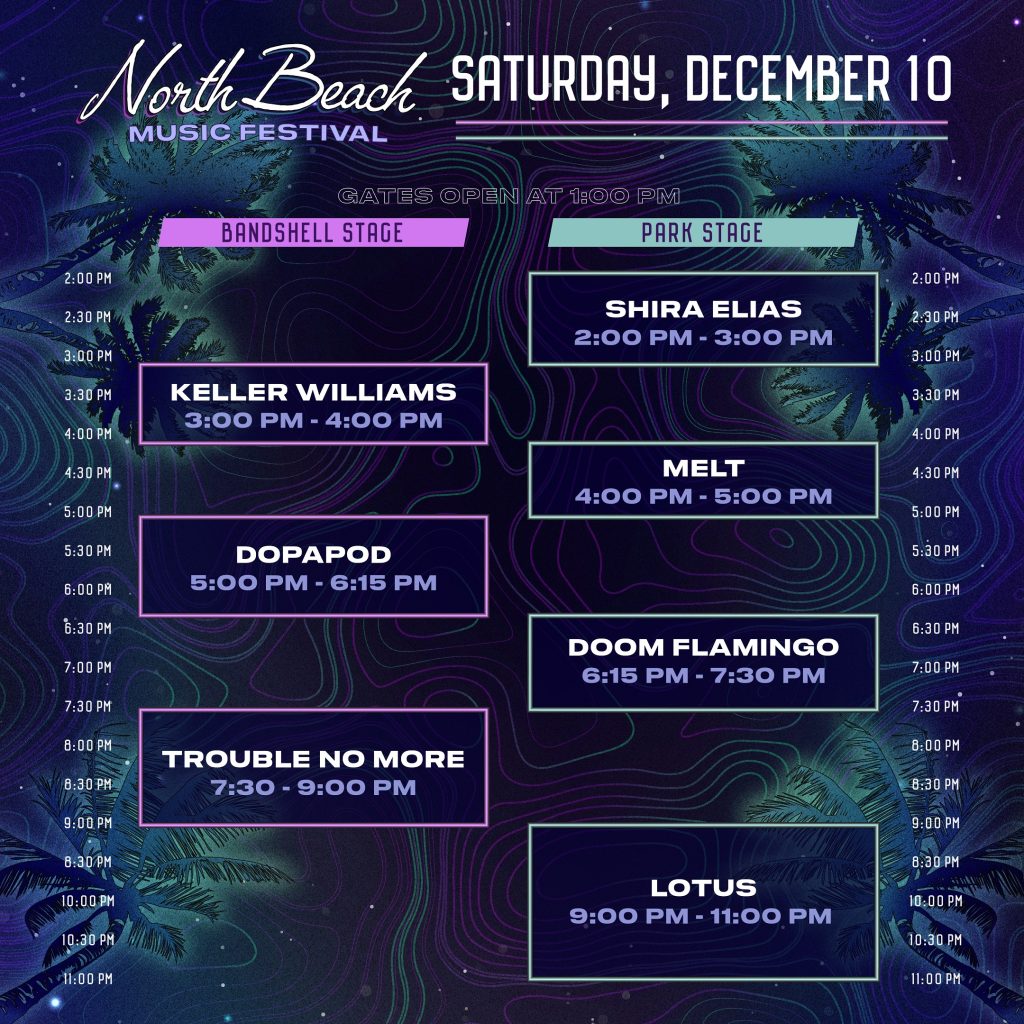 NORTH BEACH MUSIC FESTIVAL SHARES DAILY SCHEDULE & ANNOUNCES SKERIK AS THE 2022 ARTIST-AT-LARGE