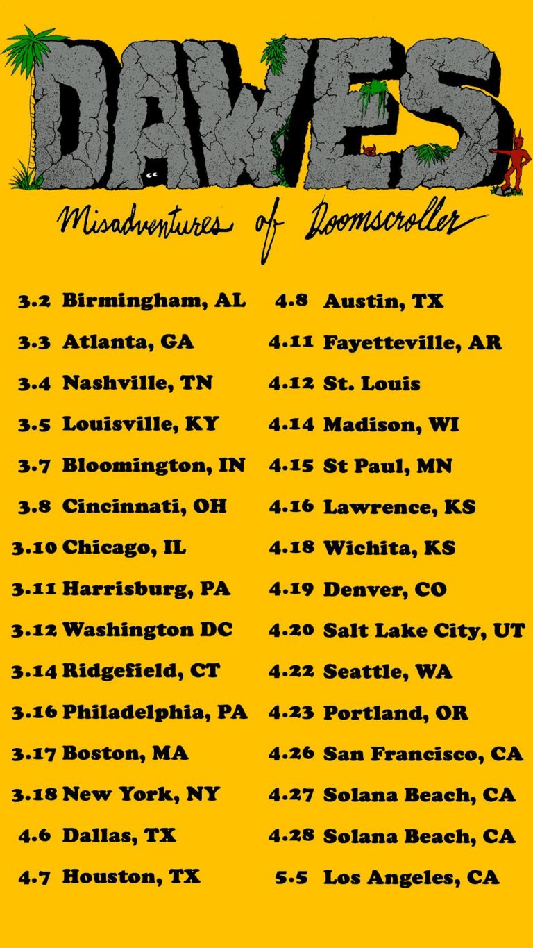 Dawes announce "An Evening With…" 2023 tour; tix on-sale Friday