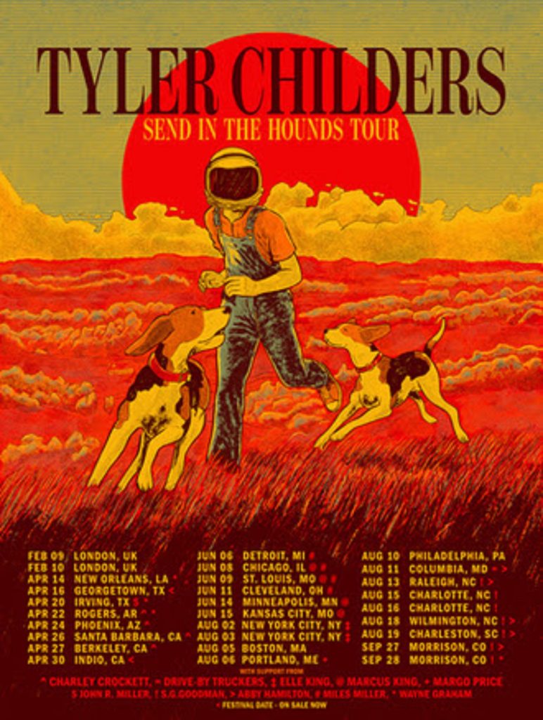 Tyler Childers confirms 2023 “Send in the Hounds Tour”