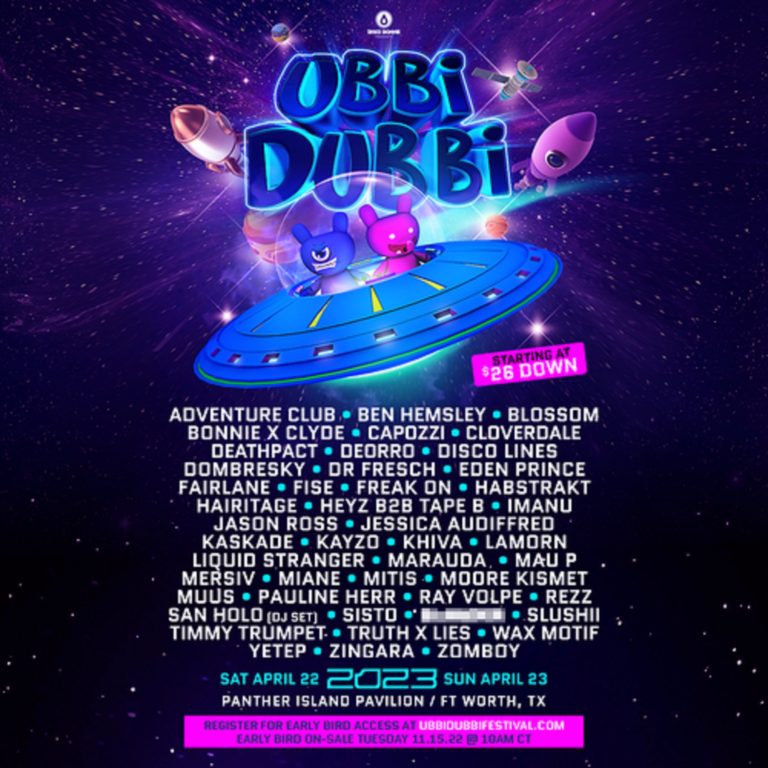 Ubbi Dubbi 2023 Reveals lineup