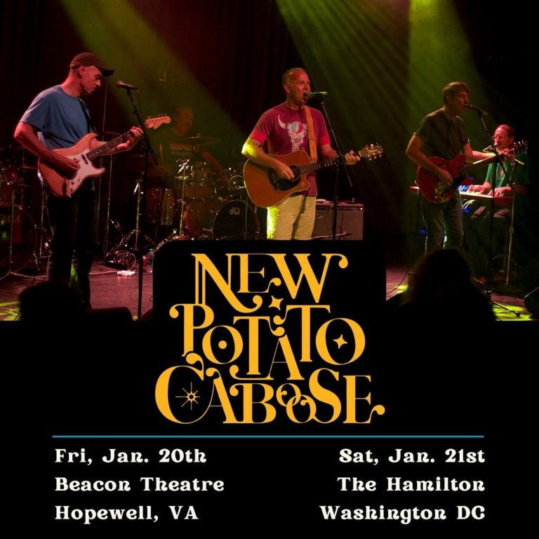 New Potato Caboose Starts the New Year off with live shows in Hopewell, Virginia, Washington DC