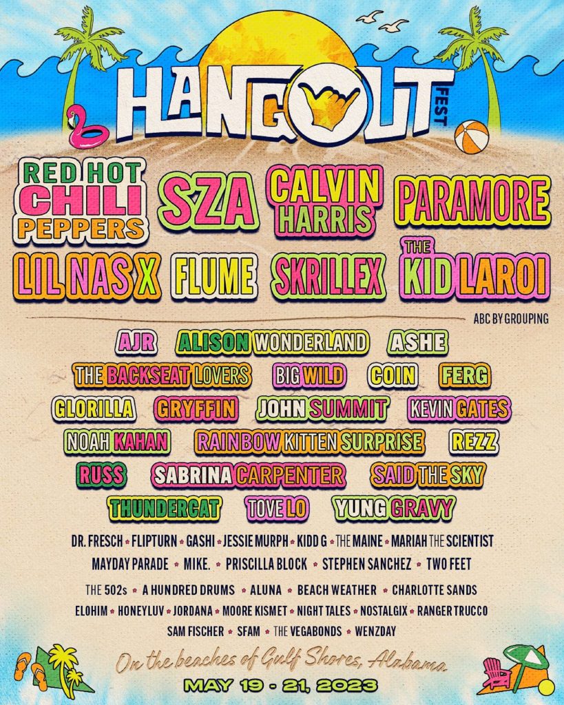 Hangout Music Festival Announces 2023 Lineup for the Ultimate Beach Vacation