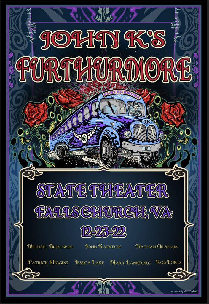 Tomorrow Dec 23 in DC: John K's Furthurmore!