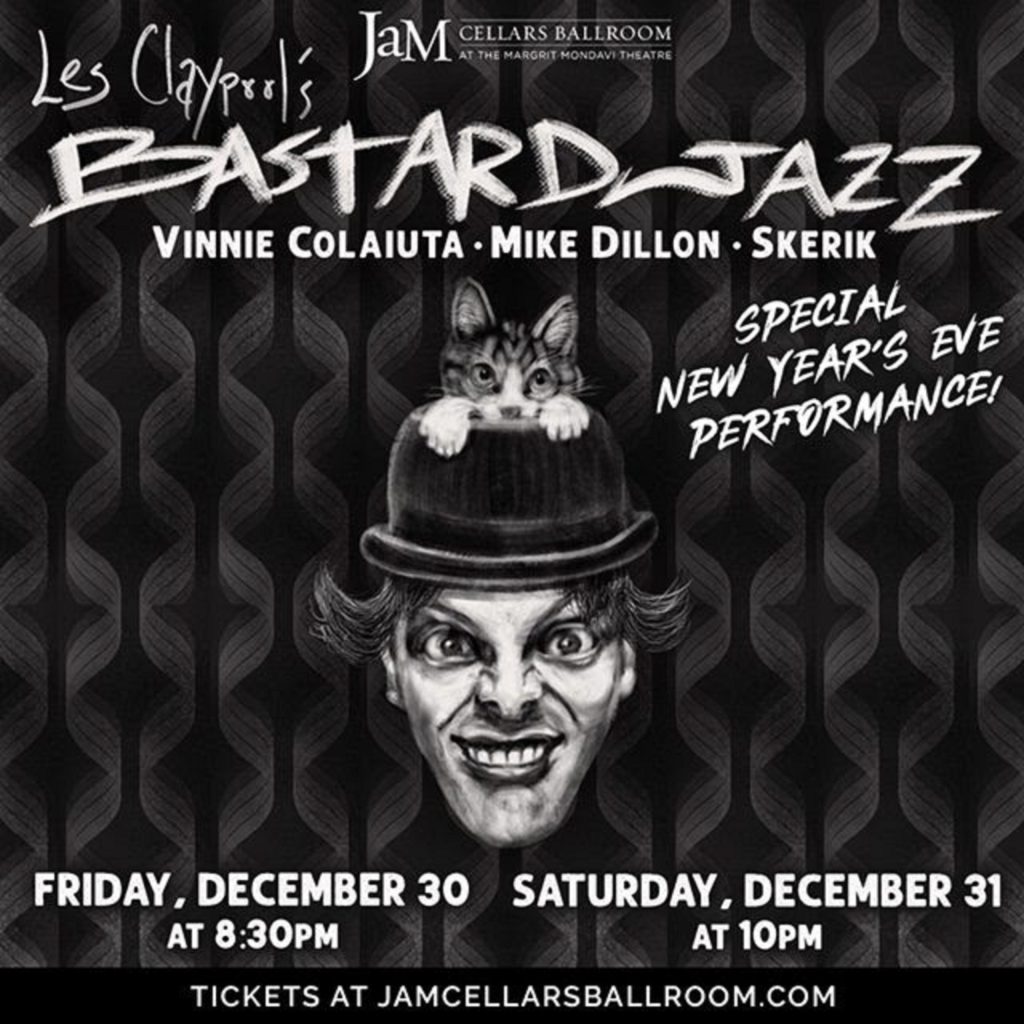 Ring in 2023 with Les Claypool’s Bastard Jazz at JaM Cellars Napa