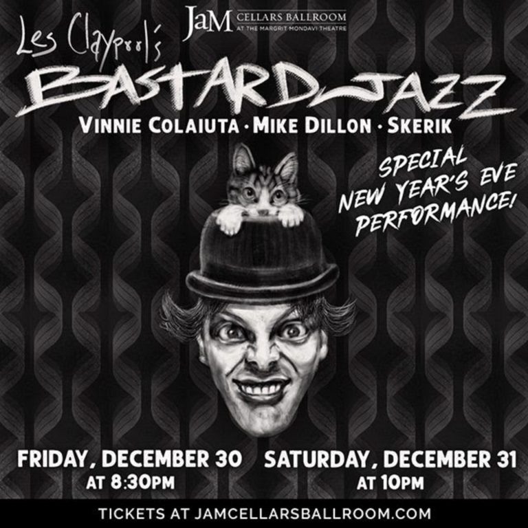Ring in 2023 with Les Claypool’s Bastard Jazz at JaM Cellars Napa
