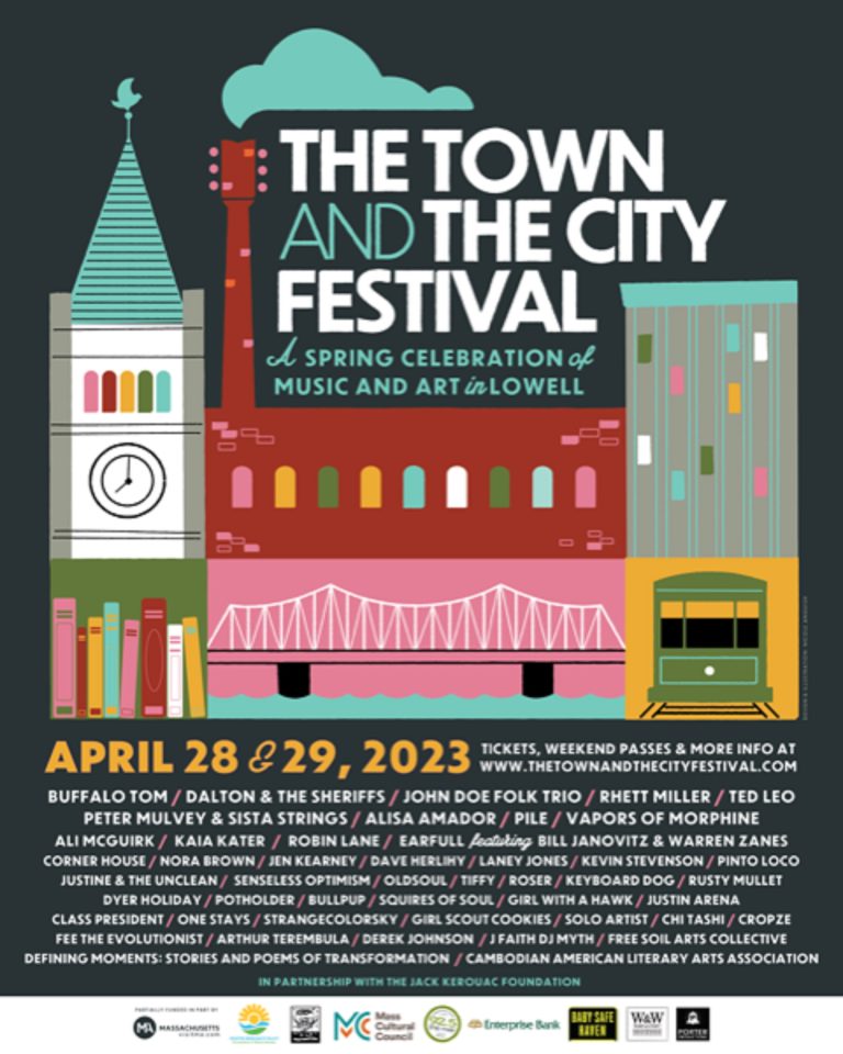 The Town and The City Festival in Lowell, MA announces full lineup for walkable festival April 28 and 29