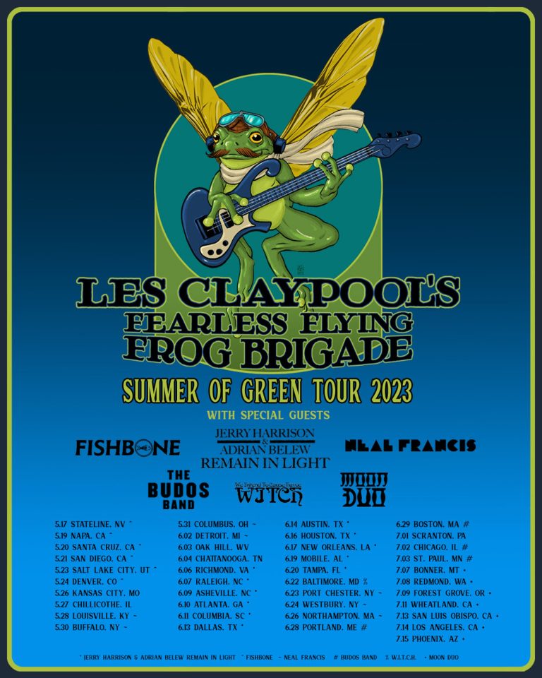 Les Claypool’s Frog Brigade To Reunite After 20 Years w/ 41-Date Tour