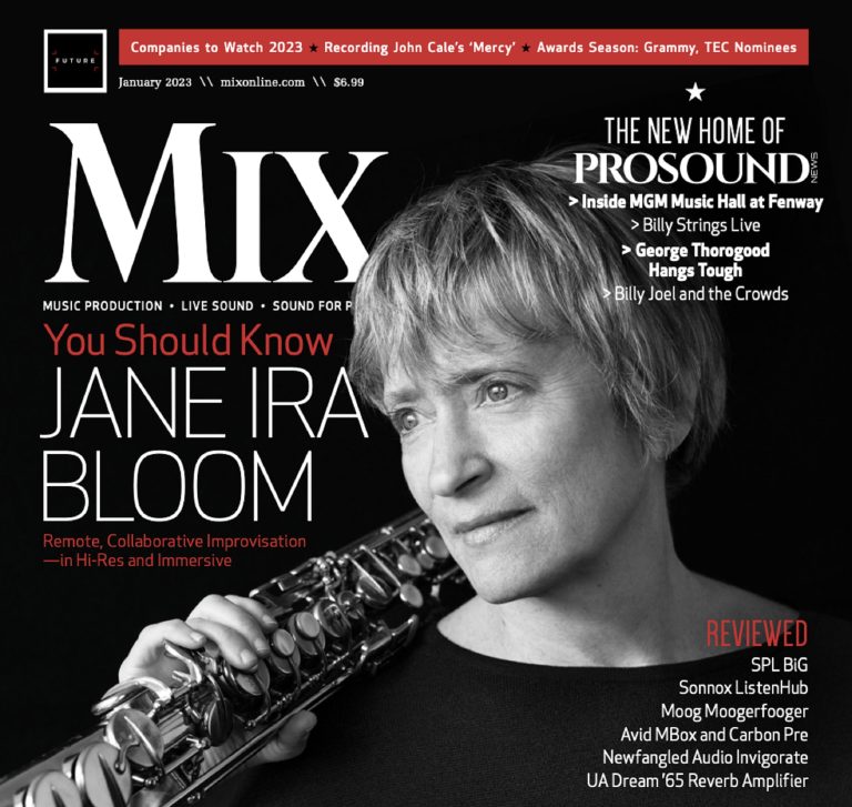 Grammy nominee for Best Immersive Audio Album featured on MIX digital cover