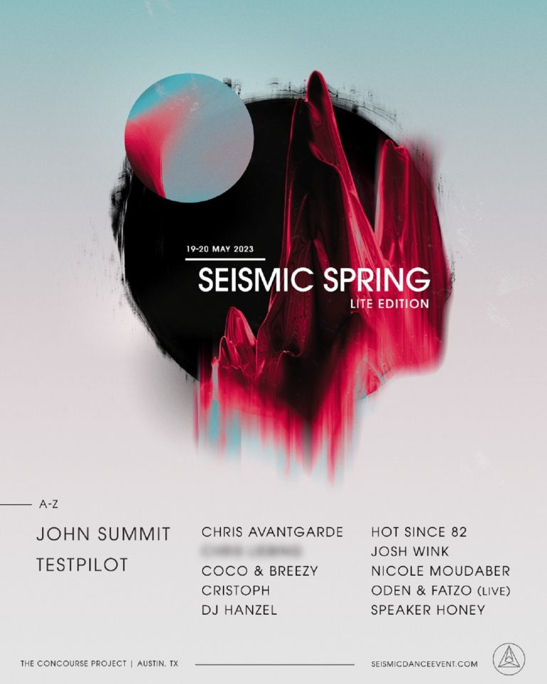 Seismic Dance Event Announces Lineup for Debut Seismic Spring: Lite Edition